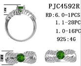 Sterling Silver Semi Mount Ring Setting Round RD 6x6mm - Syzjewelry